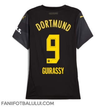 Borussia Dortmund Serhou Guirassy #9 Tricou Fotbal Replică 2024-25 Femei Deplasare